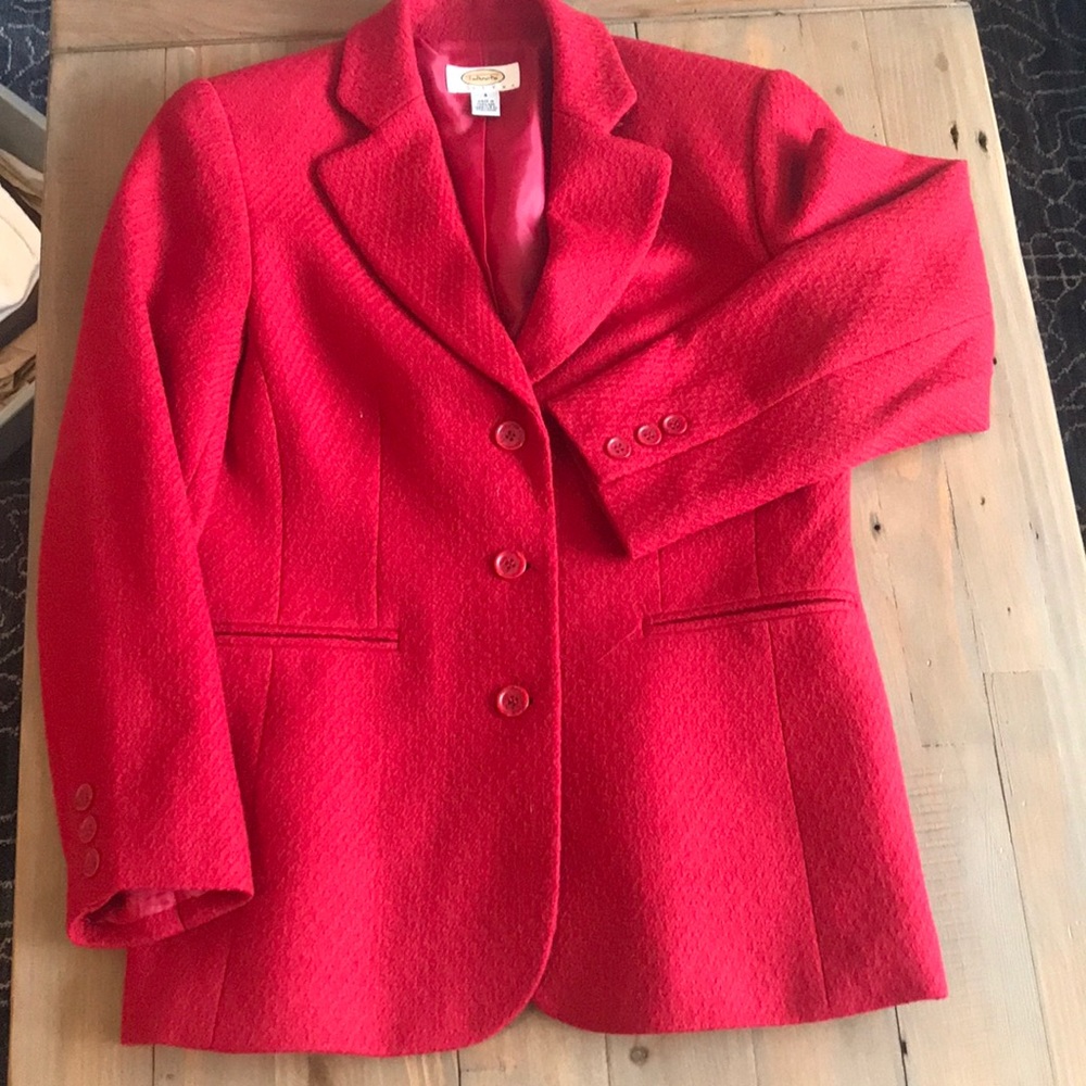 Red Wool Coat